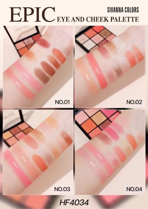 Sivanna Colors Epic Eye and Cheek Palette