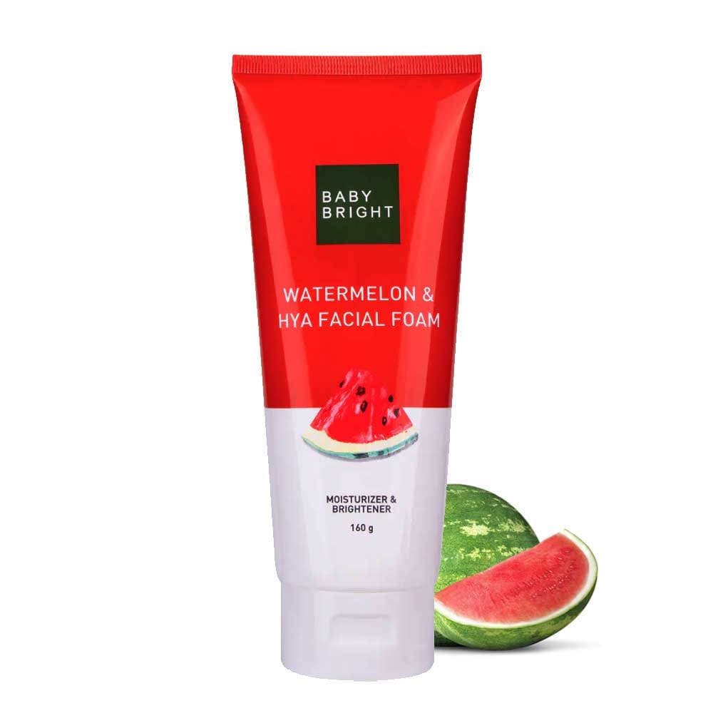 Baby Bright Watermelon & Hya Facial Foam 160g