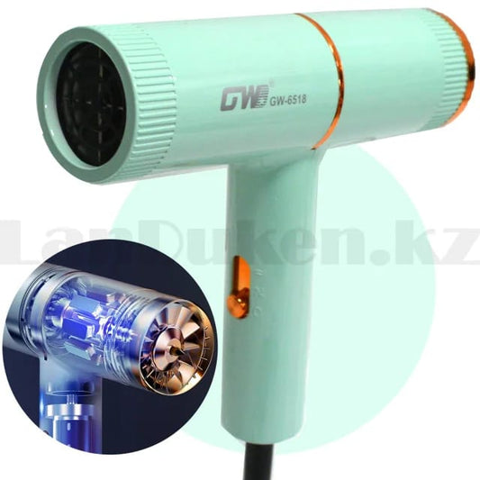 Secador de Cabello Infantil para Niñas 2000W – Rosa y Verde