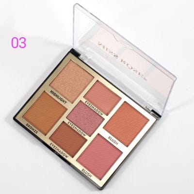 Miss Rose 7 Colour Face Palette