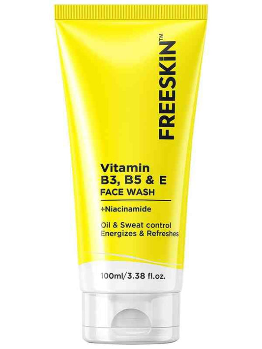 Free Skin Vitamin B3, B5, and E Face Wash with Niacinamide 100ML