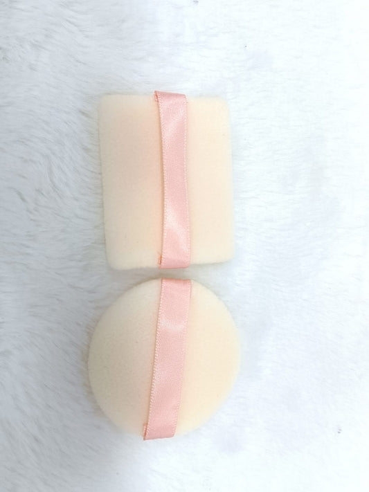 Powder Puff Round & Square Makeup Sponge