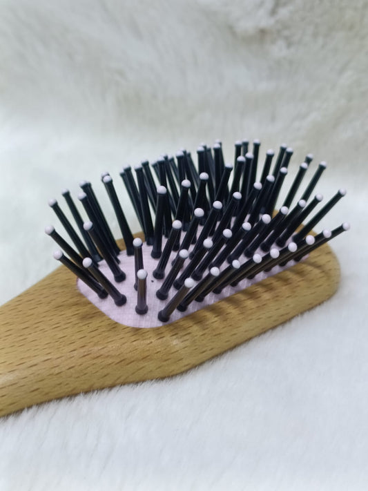 Mini Pocket Comb Paddle Hairbrush Bristle Laser Hairbrush and Comb
