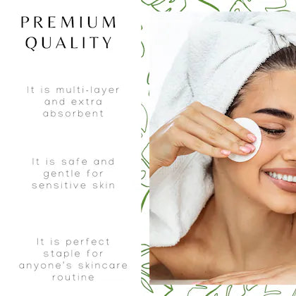 Bocoton 100% Organic Bio Cotton Pads For Make Up 80X