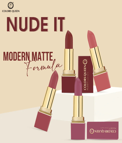 Colors Queen Nude It Creamy Matte Long Lasting Lipstick