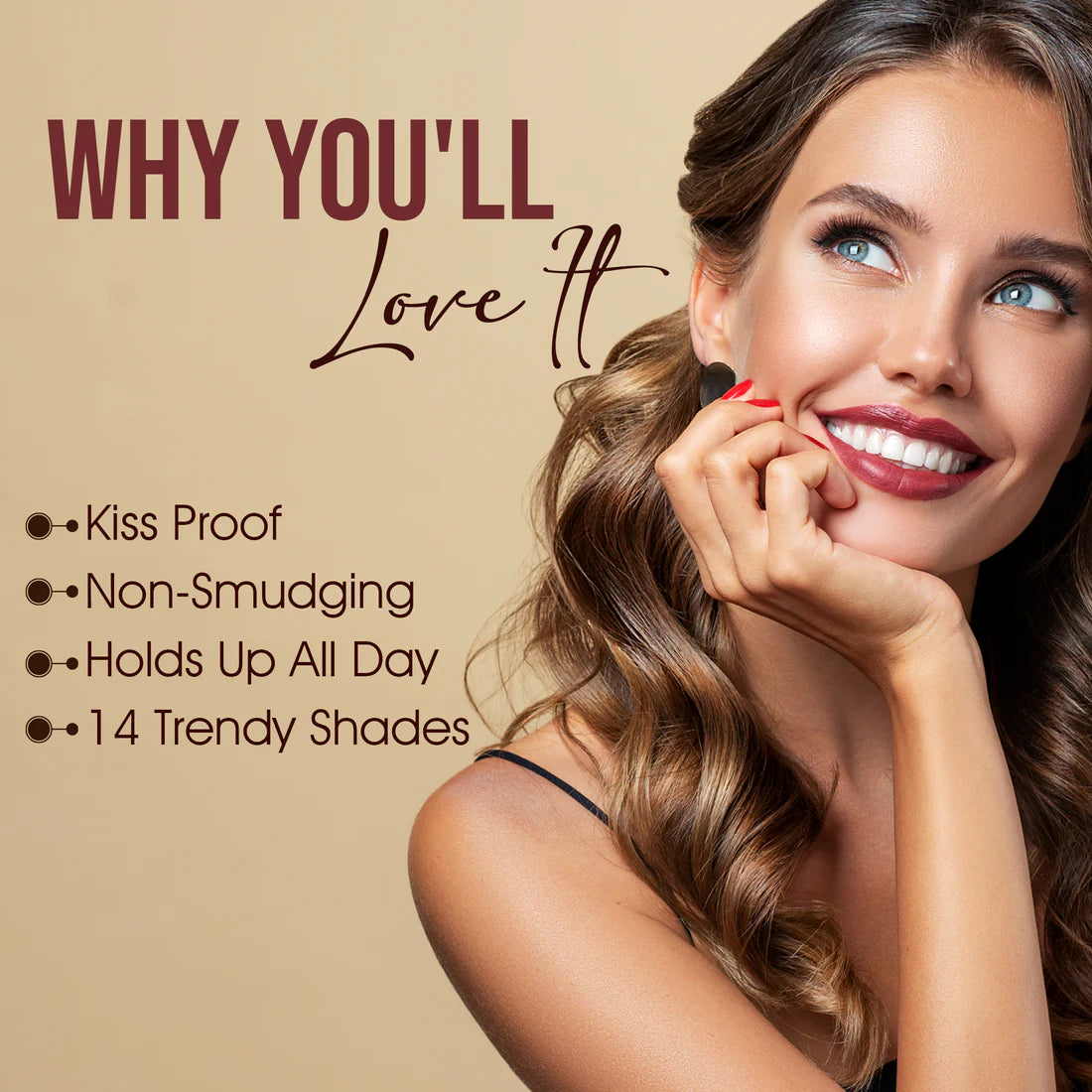 Colors Queen Nude It Creamy Matte Long Lasting Lipstick