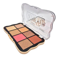 PALETA DE RUBOR + ILUMINADOR + CONTORNO UF005B de USHAS