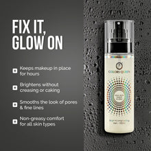 COLORS QUEEN GOLD GLOW MAKEUP FIX SPRAY MFG 03