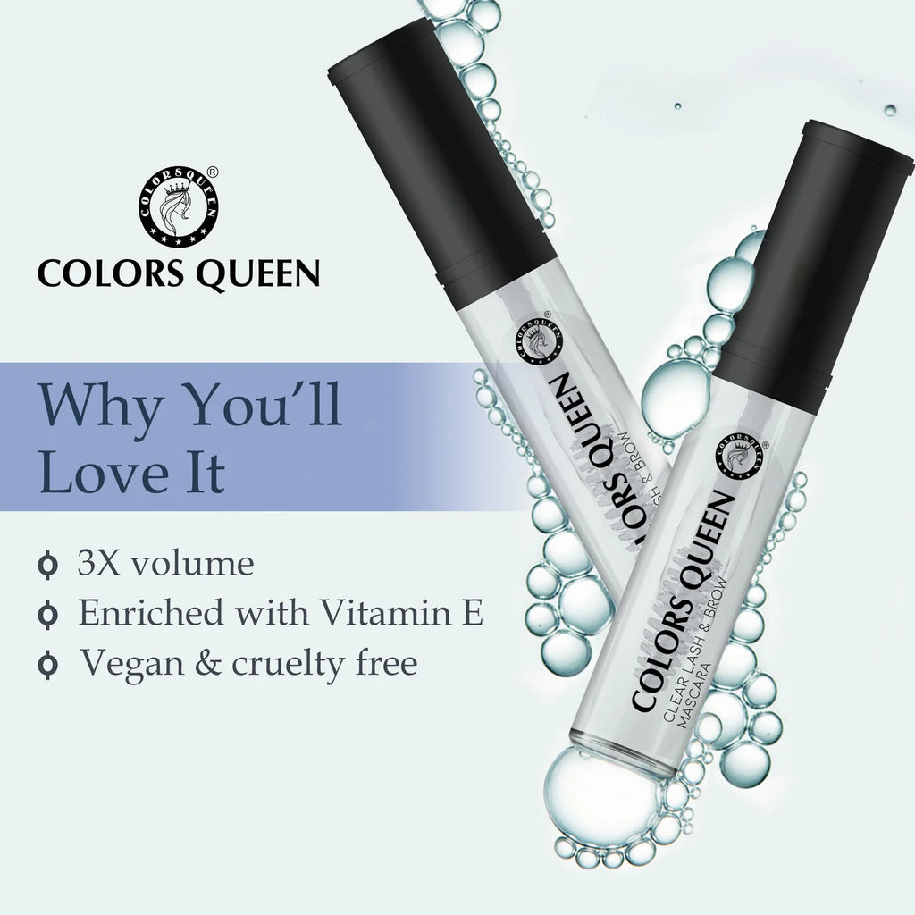 Colors Queen Clear Lash &amp; Brow Mascara