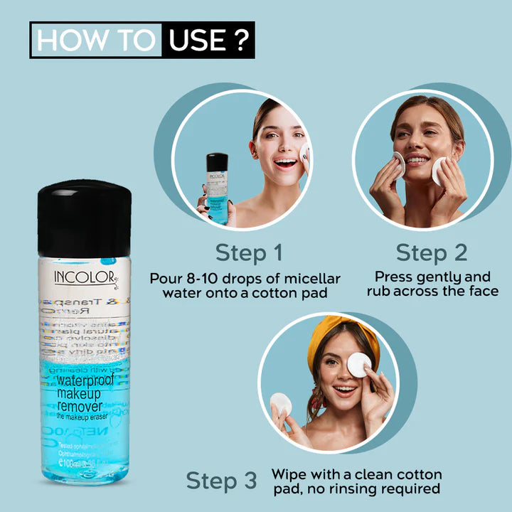 INCOLOR WATERPROOF MAKEUP REMOVER