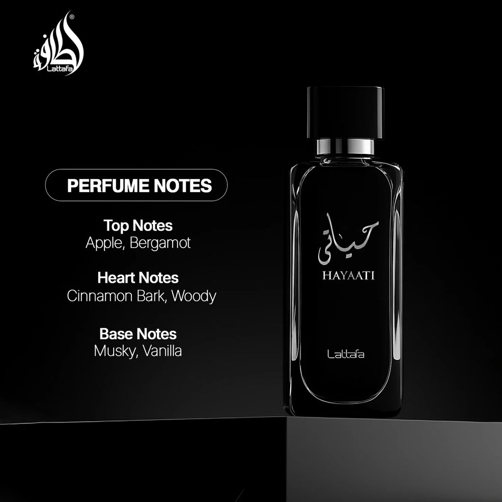 Lattafa Hayati Black Eau De Parfum 100ml