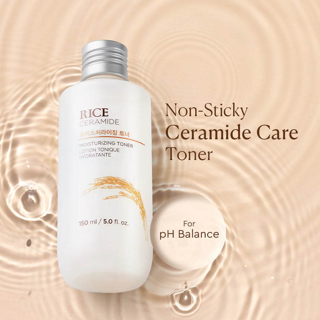 Ceramide &  Rice Moisturizing Toner – Hydrating & Brightening Skin Prep (150ml)