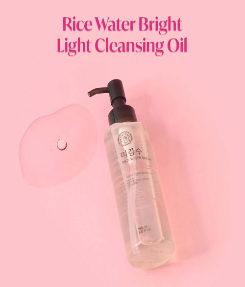 Rice Water Bright Light Cleansing Oil – Gentle Makeup Remover & Brightening Cleanser (150ml)