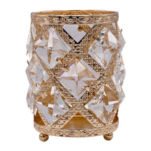 Makeup Storage Holder in Cross Diamond Design