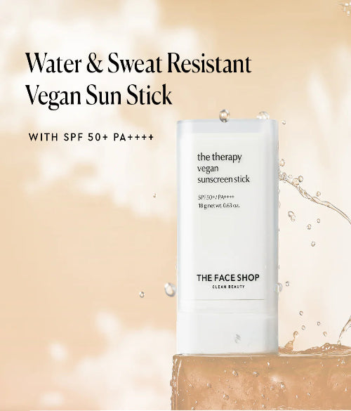 The Face Shop The Therapy Vegan Sunscreen Stick SPF 50+ PA++++ 18ML
