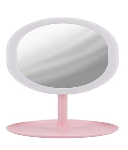 Makeup Mirror USB Rechargeable Oval Portable – Beauty Companion