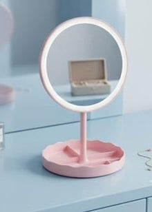 Round Shape LED Mirror – Bright & Stylish Beauty Essential
