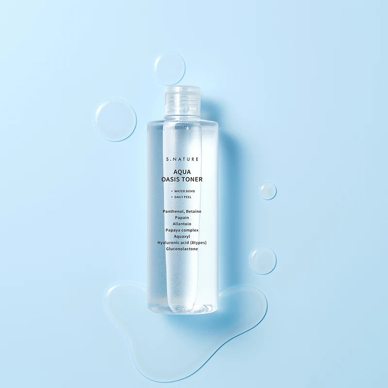 S.NATURE Aqua Oasis Toner Water Bomb Daily Peel!