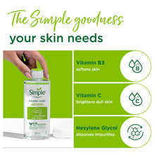 Simple Micellar Cleansing Water / Refreshing Facial Wash 200ml