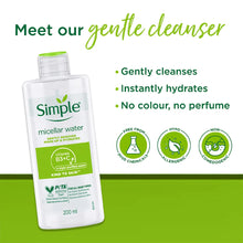 Simple Micellar Cleansing Water / Refreshing Facial Wash 200ml