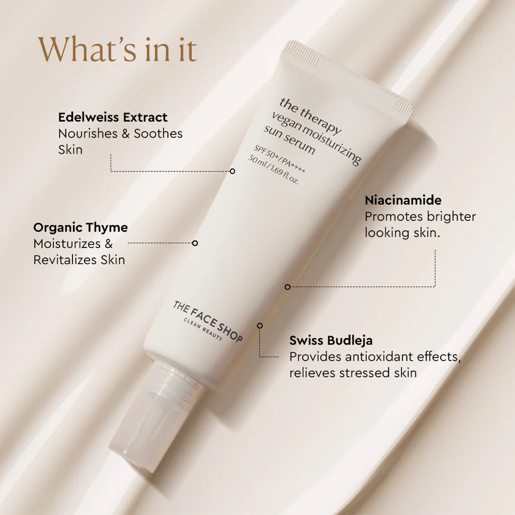 The Therapy Vegan Moisturizing Sun Serum 50ml