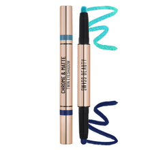SWISS BEAUTY Twin Eyeshadow Duo eyeshadow with matte and chrome finish