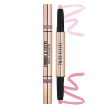 SWISS BEAUTY Twin Eyeshadow Duo eyeshadow with matte and chrome finish
