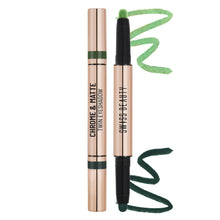SWISS BEAUTY Twin Eyeshadow Duo eyeshadow with matte and chrome finish