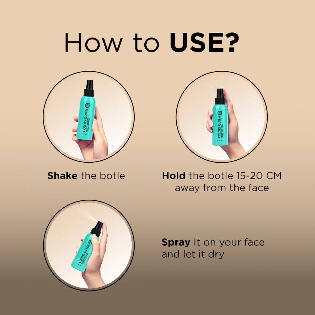 COLORS QUEEN LONG LASTING MAKEUP FIXER SPRAY MF-012