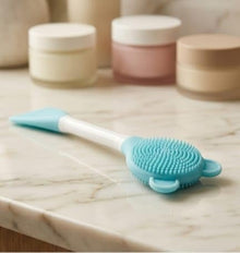 Silicone Face Scrubber Dual Side Manual Face Cleansing Brush & Face Mask Applicator