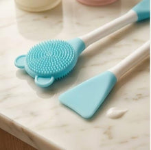 Silicone Face Scrubber Dual Side Manual Face Cleansing Brush & Face Mask Applicator
