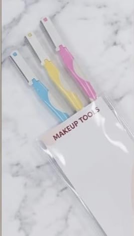 Eyebrow Touch Up Razor Pack of 3 – Easy & Precise Facial Grooming