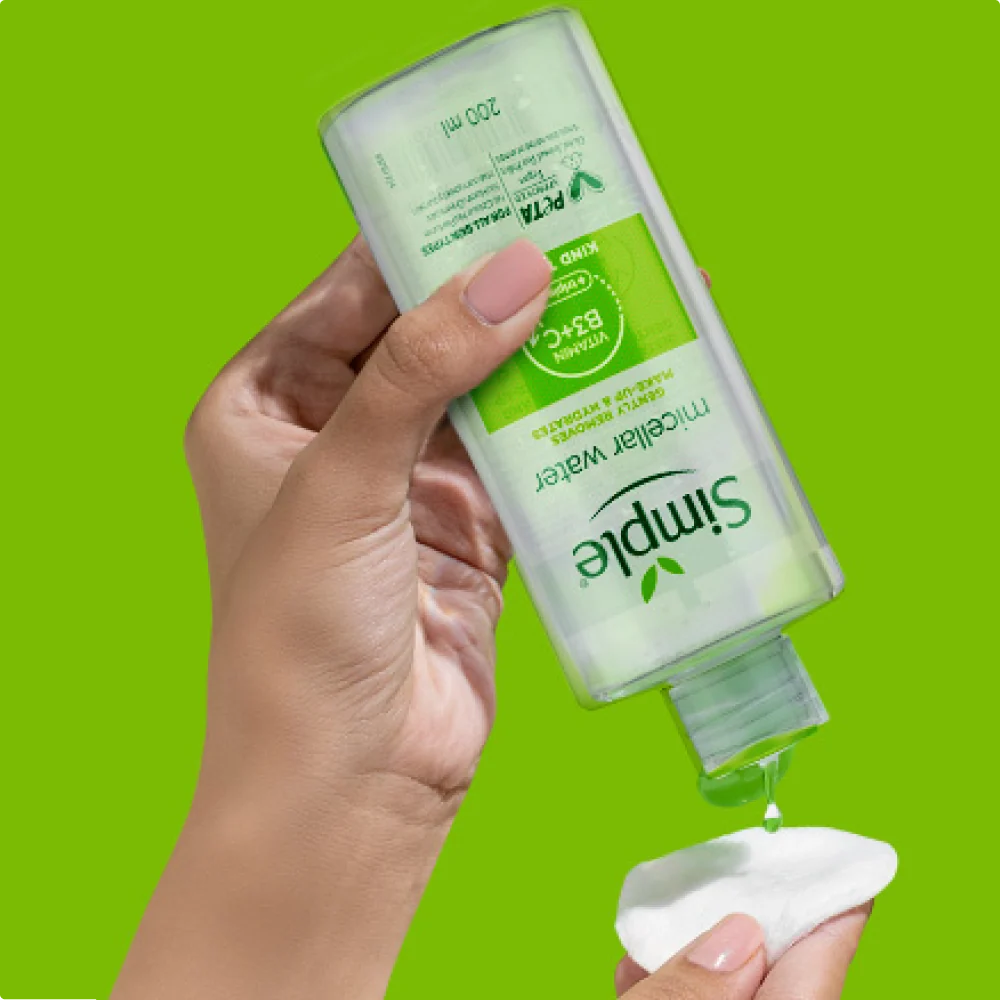 Simple Micellar Cleansing Water / Refreshing Facial Wash 200ml