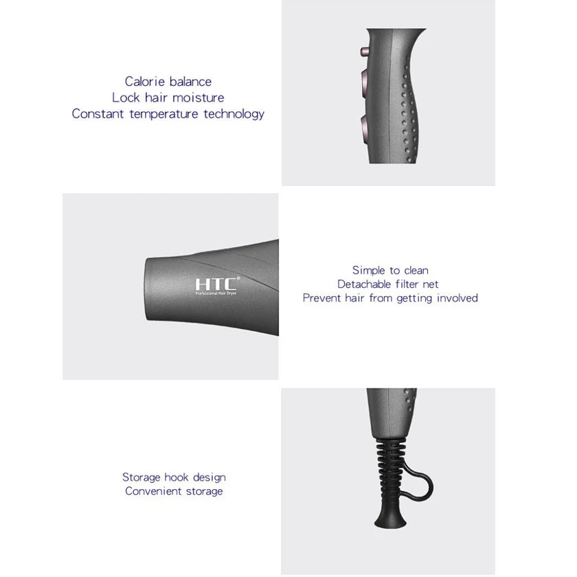 HTC EF-2028 Professional Hair Dryer 2300W