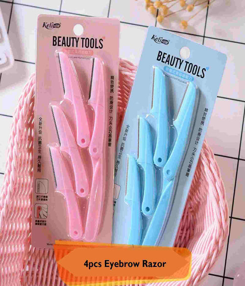 Eyebrow Trimmer   Facial Razor 4 pcs Set