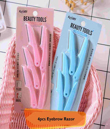 Eyebrow Trimmer   Facial Razor 4 pcs Set