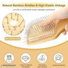 BEAUTY Bamboo Hair Brush with Soft Bristles Wooden Paddle Hair Brush for Women &  Men