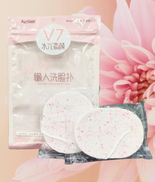 2 Pcs Face Cleaning Sponges!