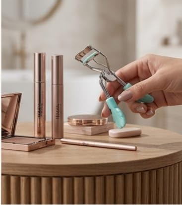 Light Blue Handle Professional Eye Curling Eyelash Curler