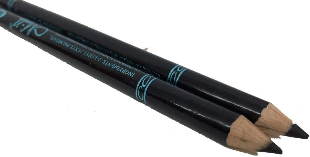 M.N Eyebrow Pencil – Waterproof &  Long-lasting (Black)  Pack of 12 pcs
