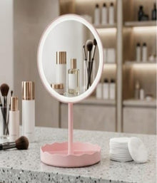 Round Shape LED Mirror – Bright & Stylish Beauty Essential