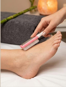 2 in 1 Foot Scrubber with Nail Brush – Complete Foot Care Tool
