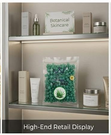 Hot Wax Beans for Hair Removal Wax (Aloe Vera, 50 g).