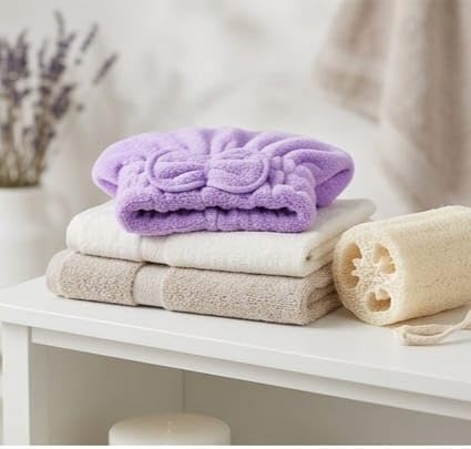 Microfiber Fabric Hair Towel Wrap – Quick Dry Hair Care Essential