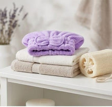 Microfiber Fabric Hair Towel Wrap – Quick Dry Hair Care Essential