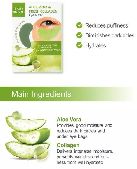 Baby Bright Aloe Vera & Fresh Collagen Eye Mask