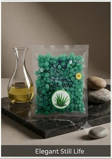 Hot Wax Beans for Hair Removal Wax (Aloe Vera, 50 g).