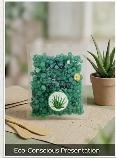 Hot Wax Beans for Hair Removal Wax (Aloe Vera, 50 g).