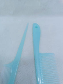 2 Pcs Plastic Hair Comb Set for Women and Men