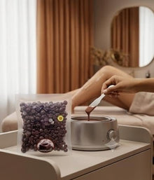 Hot Wax Beans for Hair Removal Wax (Chocolate, 50 g).